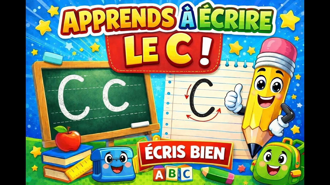 Apprends à écrire le c facilement CP