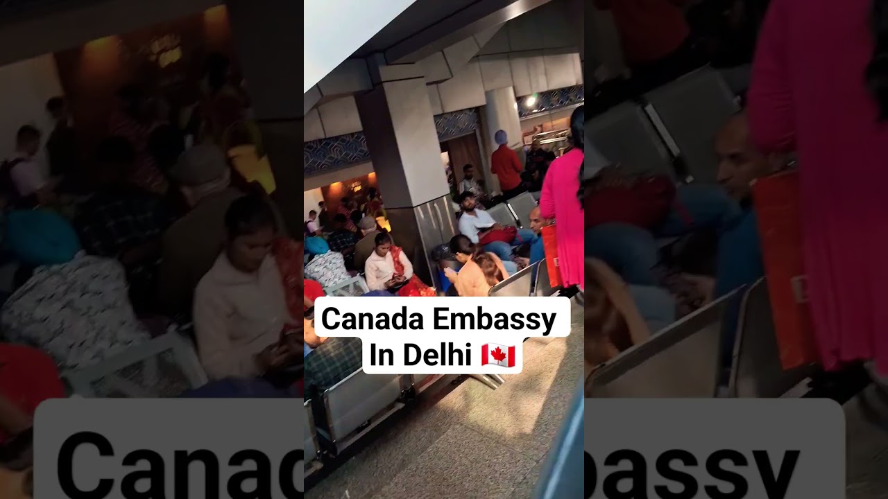🇨🇦 Canada Embassy in Delhi || VFS Global Passport Submission || #canada #shorts #vfsindia #usa