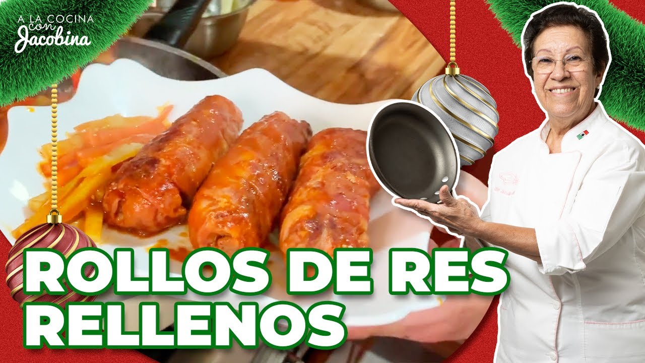 🎄“ROLLOS DE CARNE NAVIDEÑOS | La Cena Más Fácil y Deliciosa” 🎄🔥