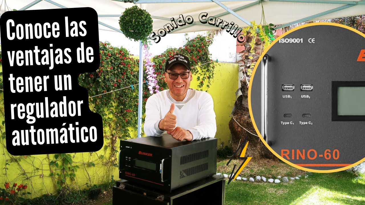 Regulador de Voltaje Rino 60 🤩