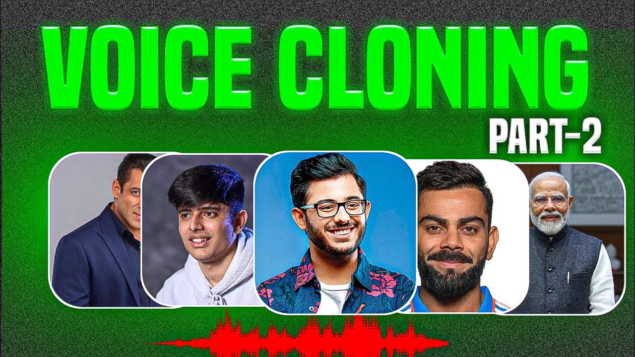 How to clone your own voice || Clone anyone's  voices using AI || Free voice cloning || Part-2