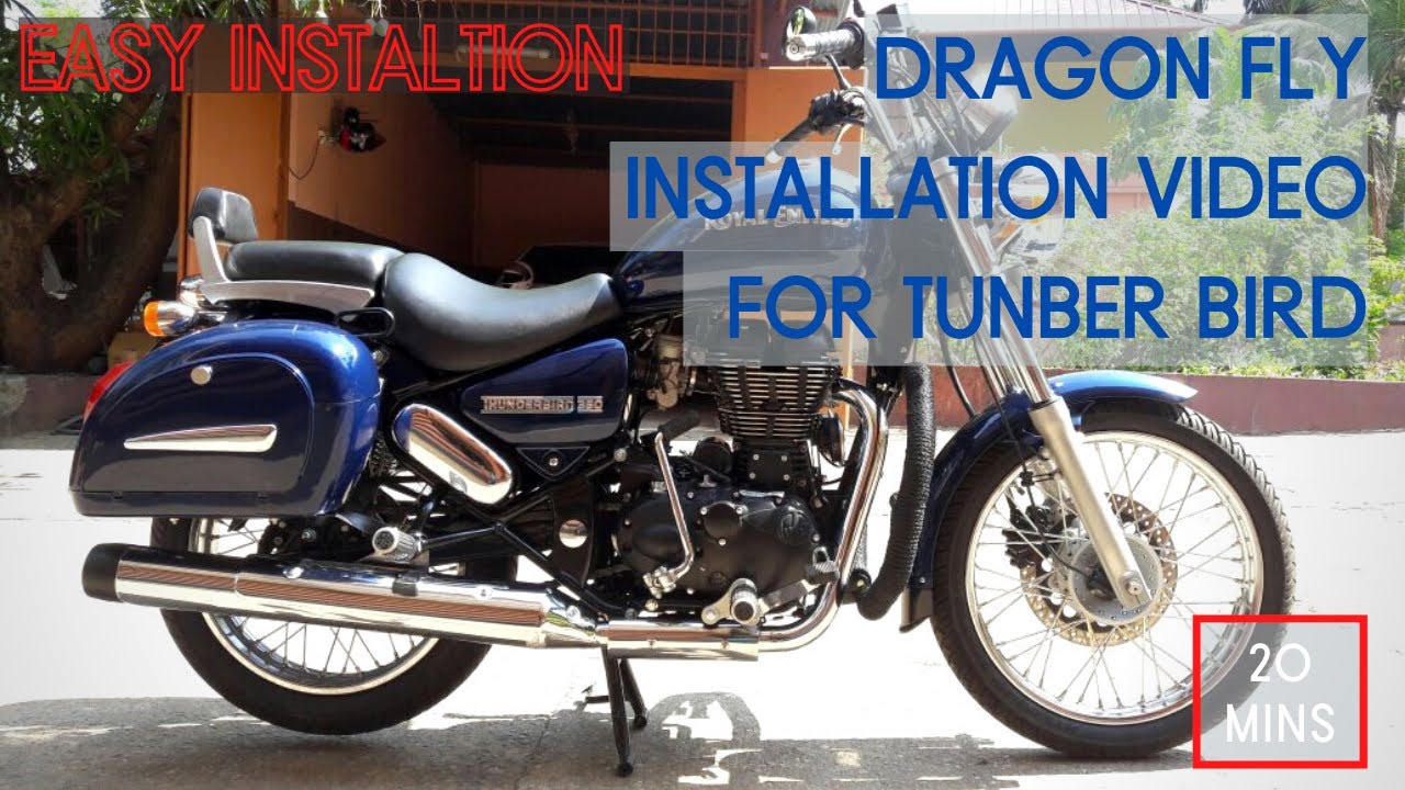 Dragon Fly side box Instructional video for New Royal Enfield Thunderbird