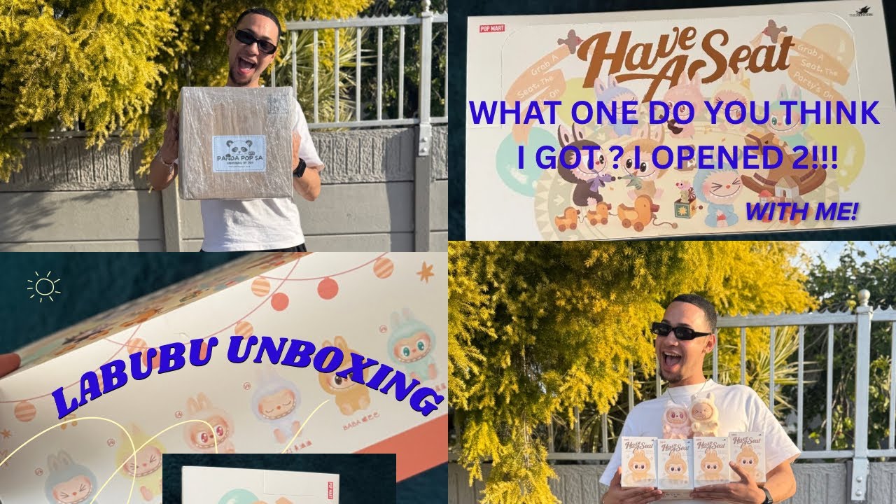 UNBOX MY LABUBUS WITH ME ! 🌈