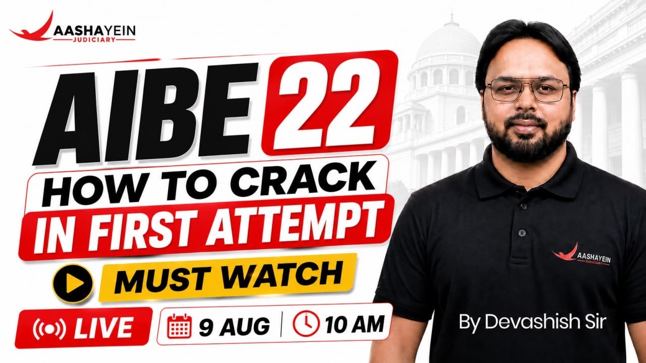 AIBE 22 Exam🔥| How to Crack in Firts Attempt? | By Devashish Sir | Aashayein Judiciary