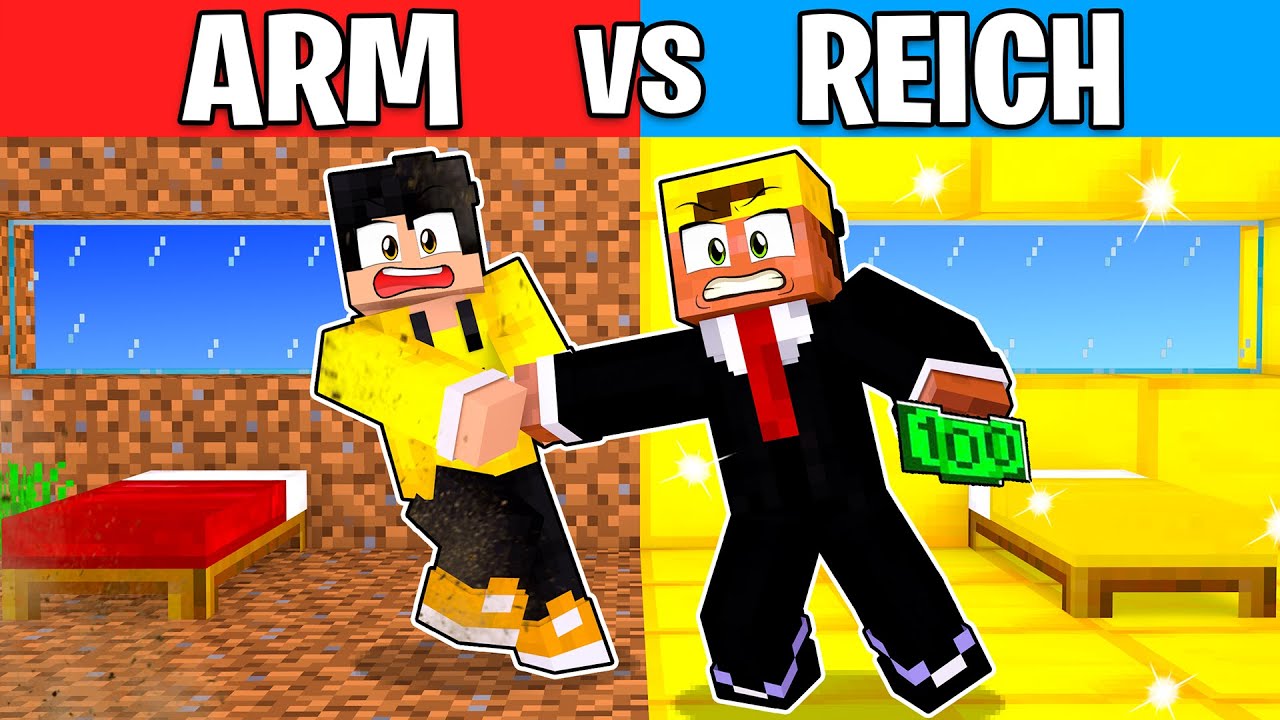 ARM vs. REICH HAUS BAU BATTLE in Minecraft!