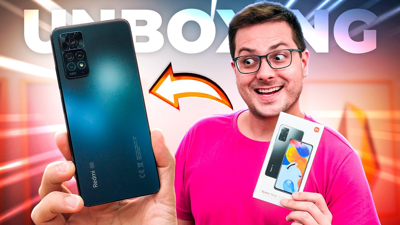Xiaomi REDMI NOTE 11 PRO 5G! Câmera de 108MP e tela AMOLED de 120hz!  Unboxing!