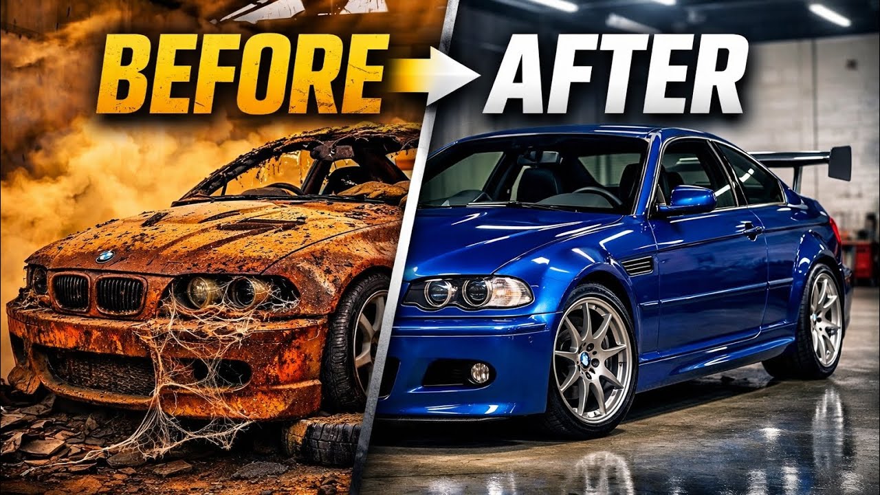 Abandoned BMW Restored to Perfection | Full Transformation 😱😈