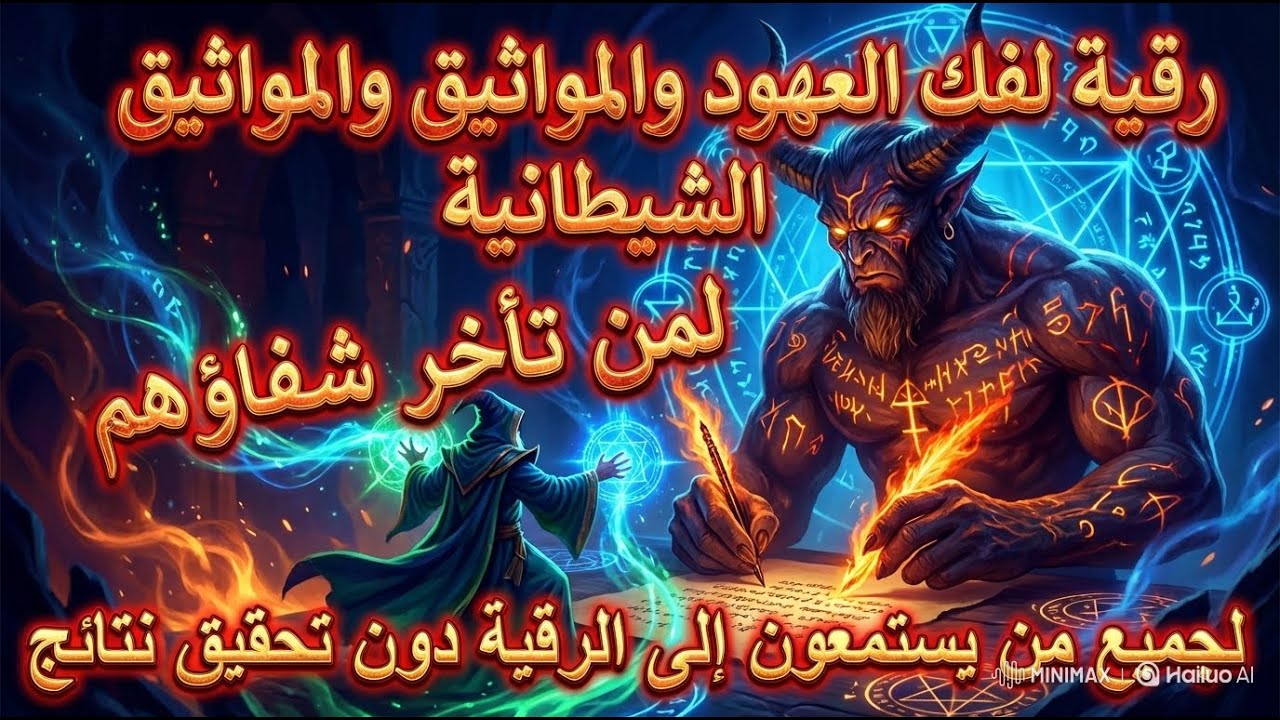 رقية لفك العهود والمواثيق 📖 حيث إن الشيطان 😈 بدون هذه العهود لا يستطيع المقاومة، سيخرج من الجسد 🕊️🌿