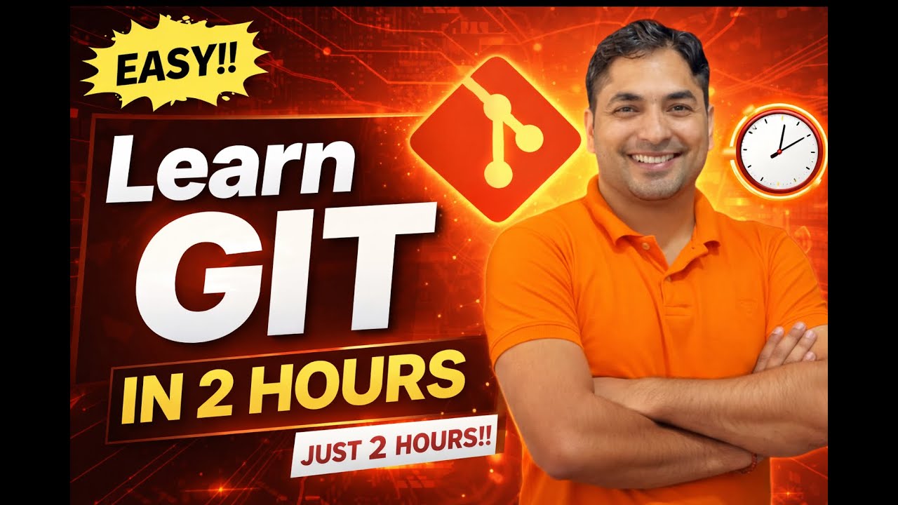 🔀 Learn Git in 2 Hours (No Fluff) ⚡ Zero to Confident!