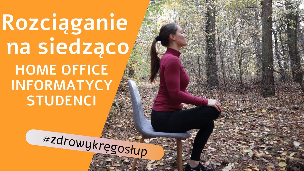 ROZCIĄGANIE na krześle | zmniejsz swoje bóle pleców!