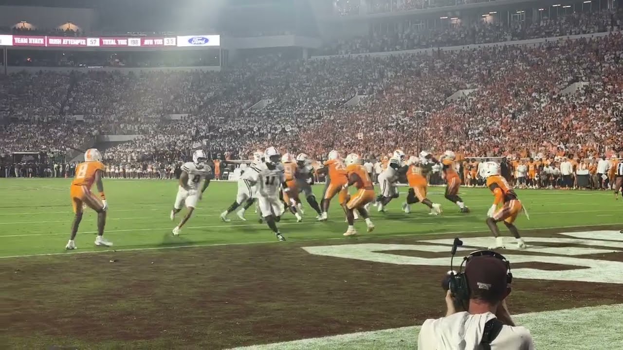 The Fourth Down Play That Won Tennessee The Game in Overtime (Mississippi State)