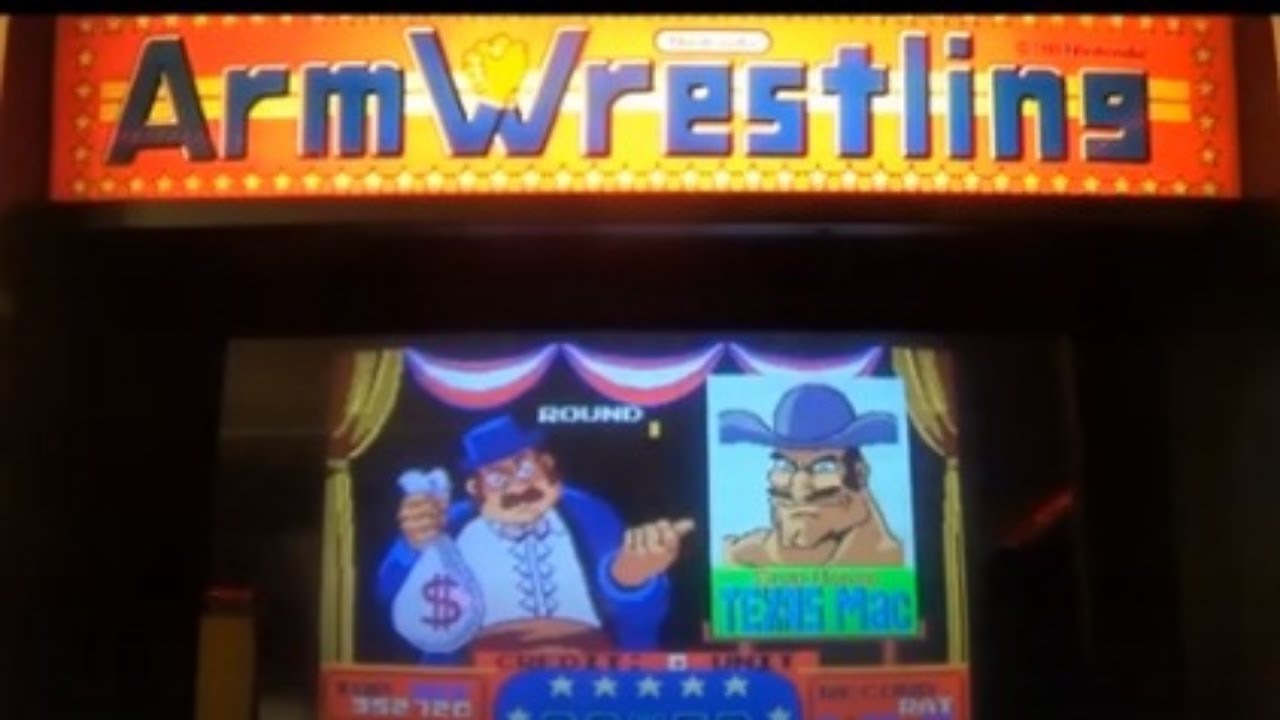 ARM WRESTLING VIDEO GAME - BY NINTENDO 1985 RARE GAME