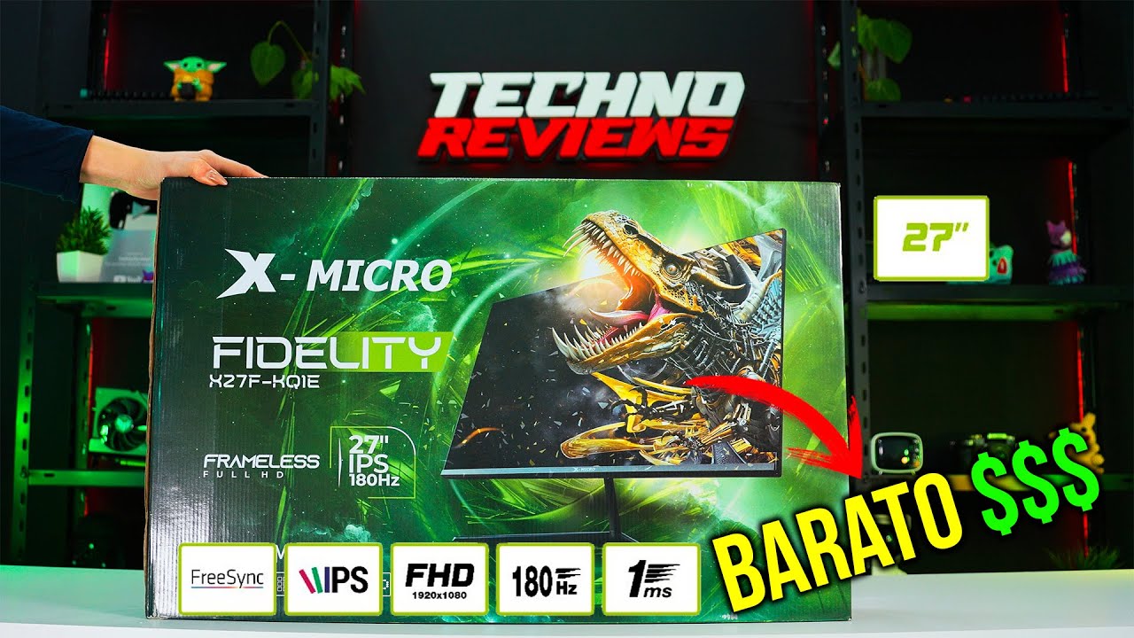 &iquest;MEJOR MONITOR GAMER BARATO 2025? 😱 X-MICRO X27F 180HZ