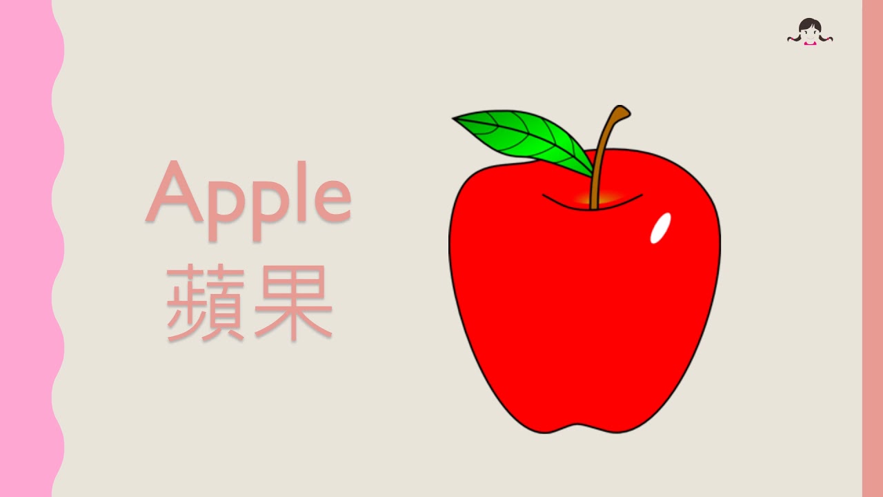 English Cantonese Flashcards - Fruit  英文廣東話閱讀咭 - 水果