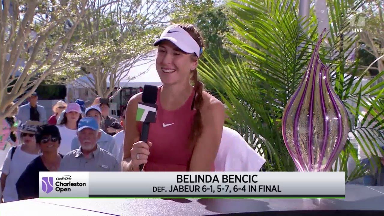 Belinda Bencic: 2022 Charleston Final Champion Win Interview