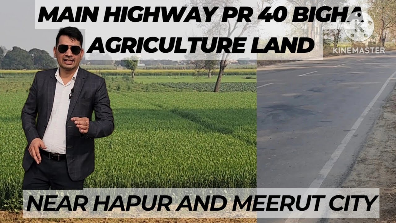 Land on hapur to meerut road #property #zameen #farming #farmhouse #wedding #ghaziabad #delhi #hapur