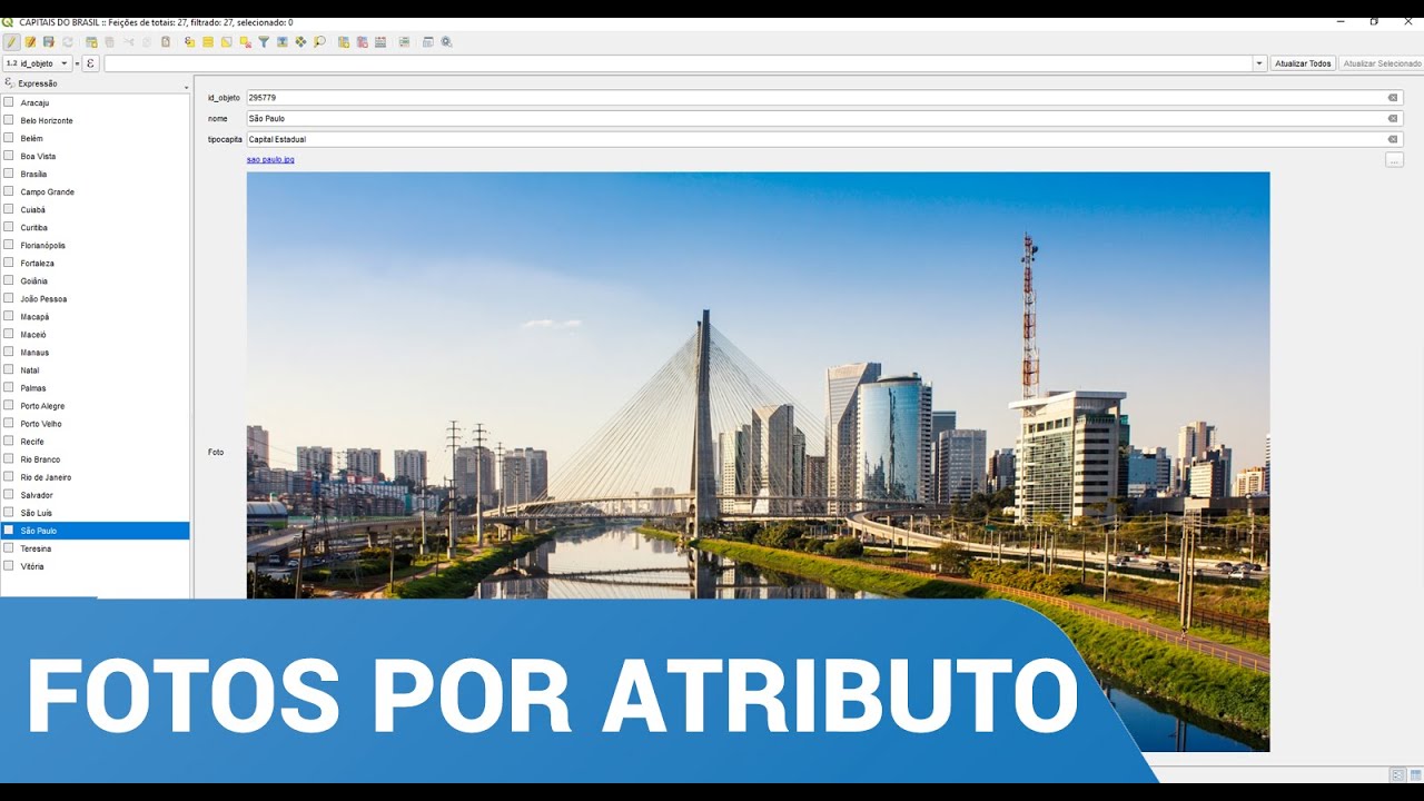 Como Visualizar Fotos na Tabela de Atributos do QGIS