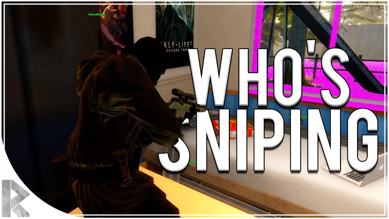 WHO'S SNIPING?! - Garry's Mod Trouble in Terrorist Town #4 (GMOD TTT)
