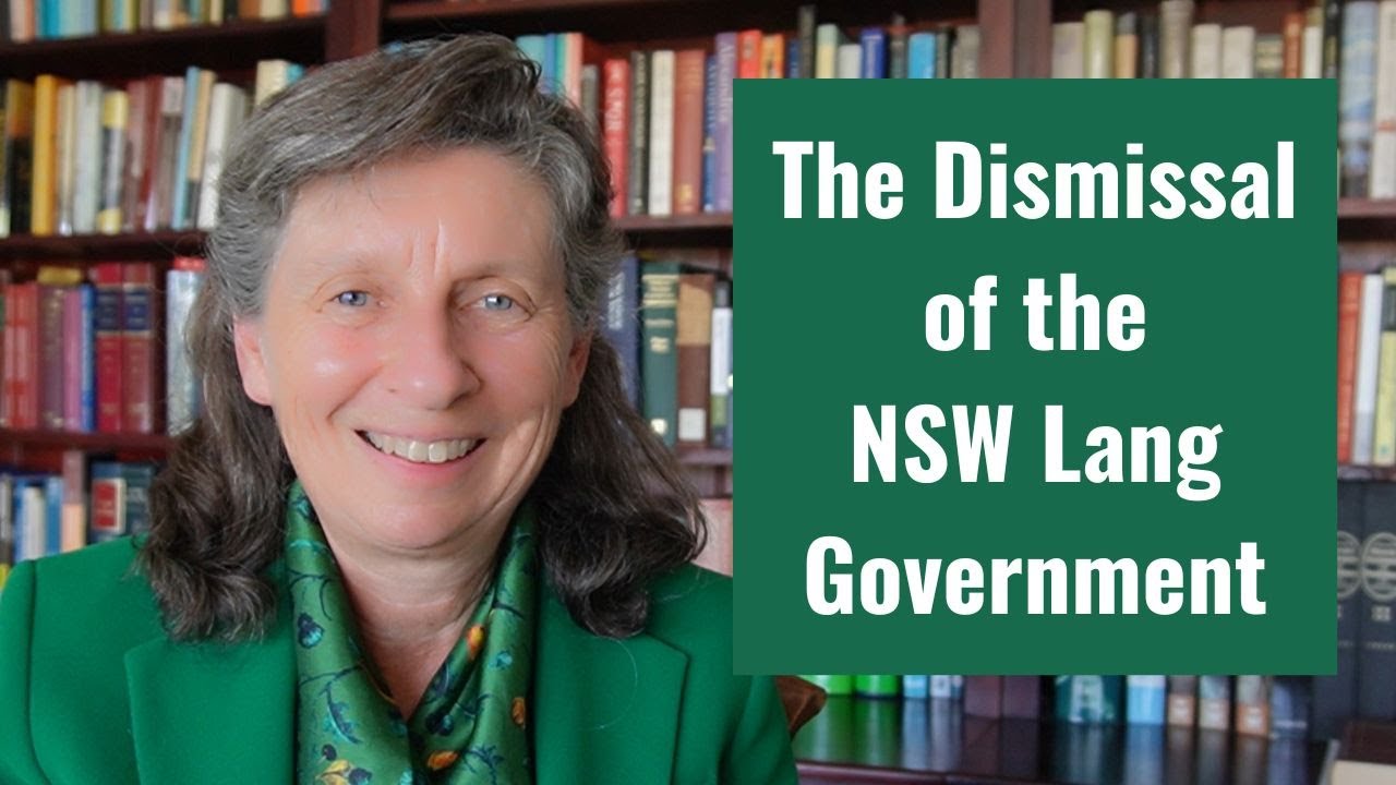 The dismissal of the NSW Lang Government