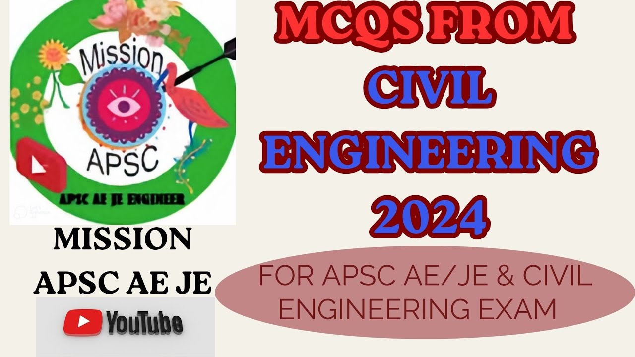𝐂𝐢𝐯𝐢𝐥 𝐄𝐧𝐠𝐢𝐧𝐞𝐞𝐫𝐢𝐧𝐠 𝐌𝐢𝐬𝐜𝐞𝐥𝐥𝐚𝐧𝐞𝐨𝐮𝐬 𝐌𝐂𝐐𝐬: 𝐅𝐨𝐫 𝐀𝐏𝐒𝐂 𝐓𝐞𝐜𝐡𝐧𝐢𝐜𝐚𝐥  𝐄𝐱𝐚𝐦𝐢𝐧𝐚𝐭𝐢𝐨𝐧#𝐚𝐩𝐬𝐜𝐚𝐞#𝐚𝐩𝐬𝐜𝐣𝐞#𝐚𝐩𝐬𝐜#𝐜𝐢𝐯𝐢𝐥𝐞𝐧𝐠