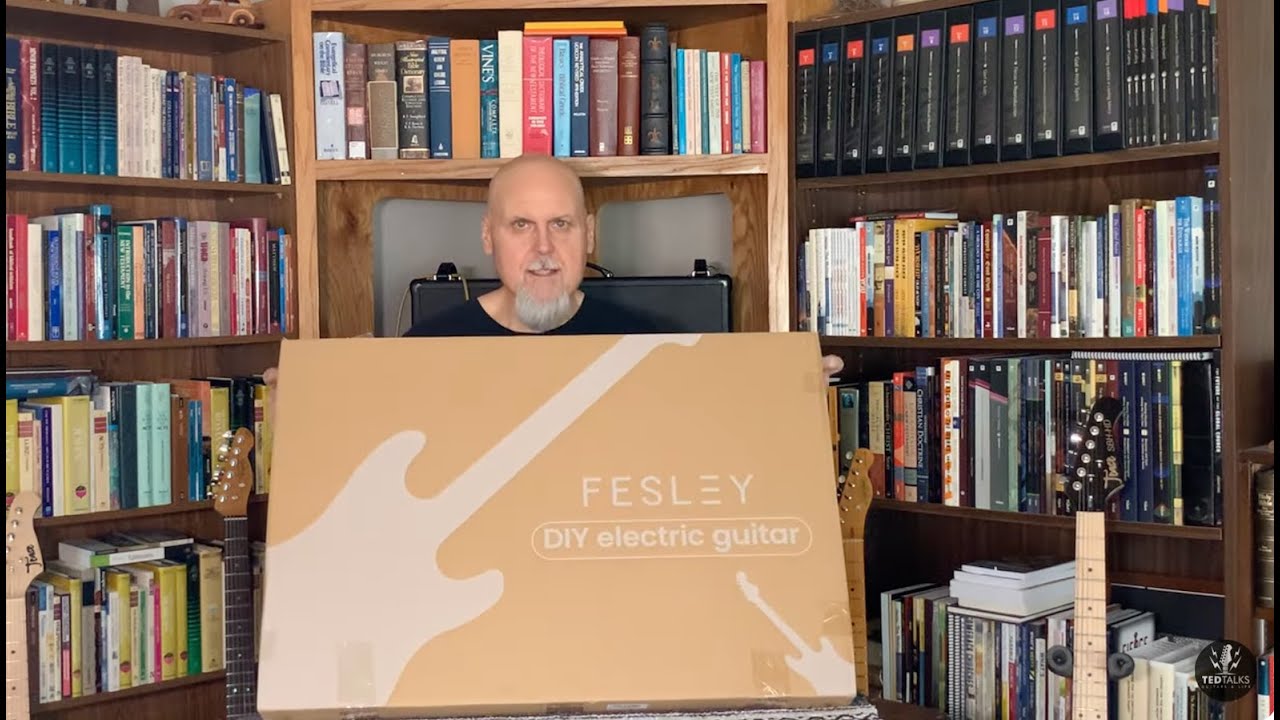 Fesley (DIY kit guitar) Deluxe Edition Telecaster - unboxing