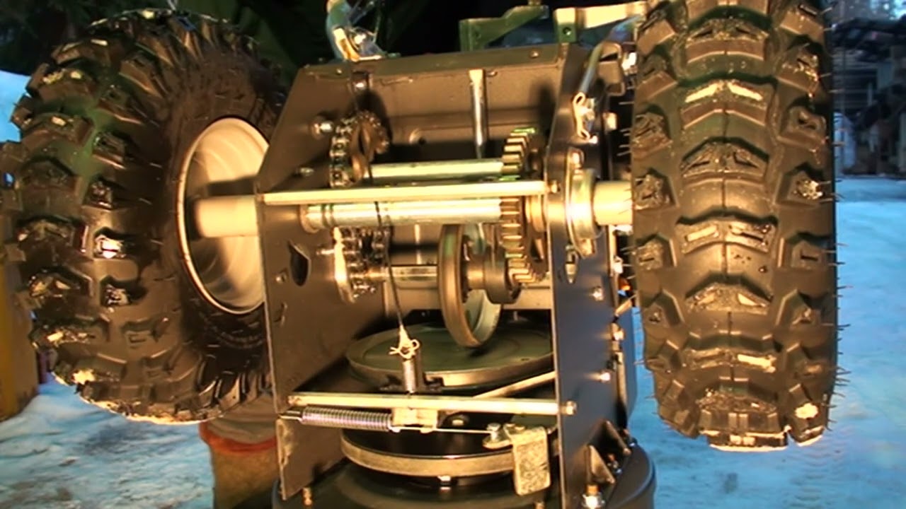 Cнегоуборщик STIGA , увеличение скорости заднего хода.