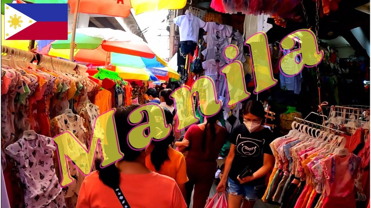 Manila - 👔👕👖Baclaran Flea Market مانيلا - سوق باقلاران الشعبي👗👘🥻