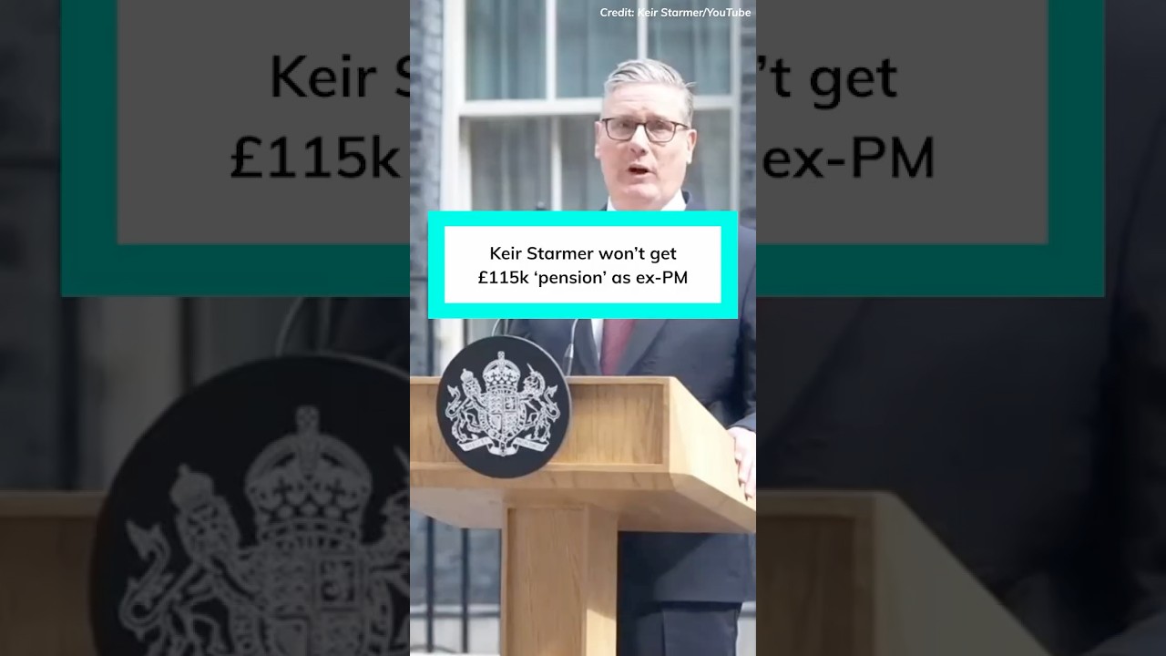 Keir Starmer won&rsquo;t get &pound;115k &lsquo;pension&rsquo; as ex-PM