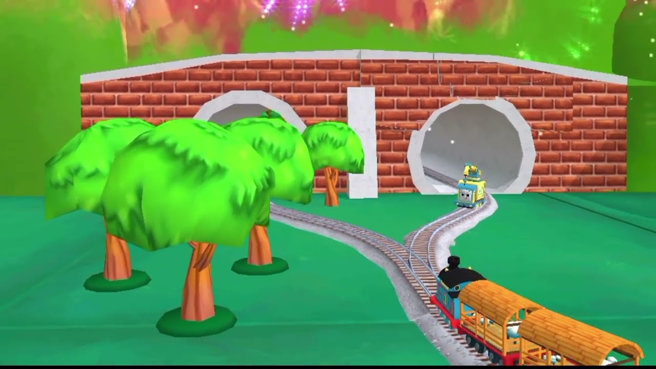 Mini Train 🚂 Cartoon video train 🚂 jumping ||#video#trainvideo#viralvideo#trendingvideo