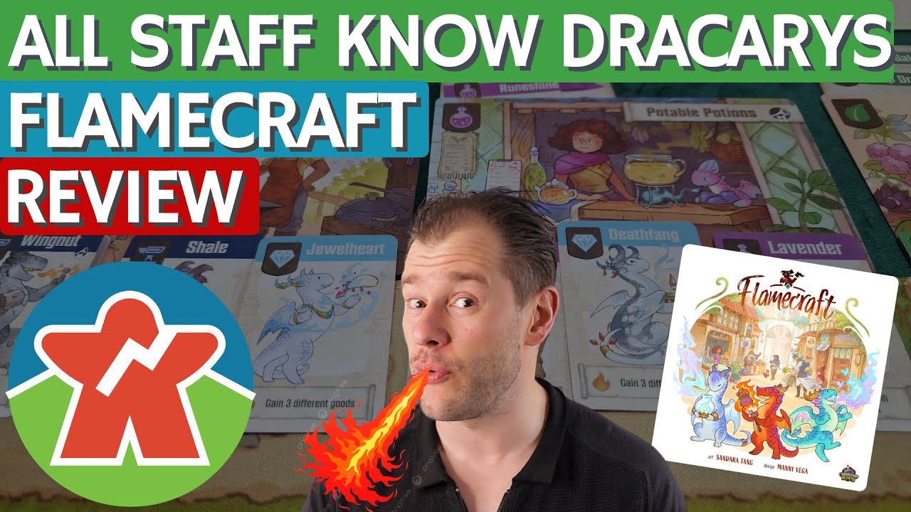 Flamecraft - Board Game Review - All Staff Know Dracarys