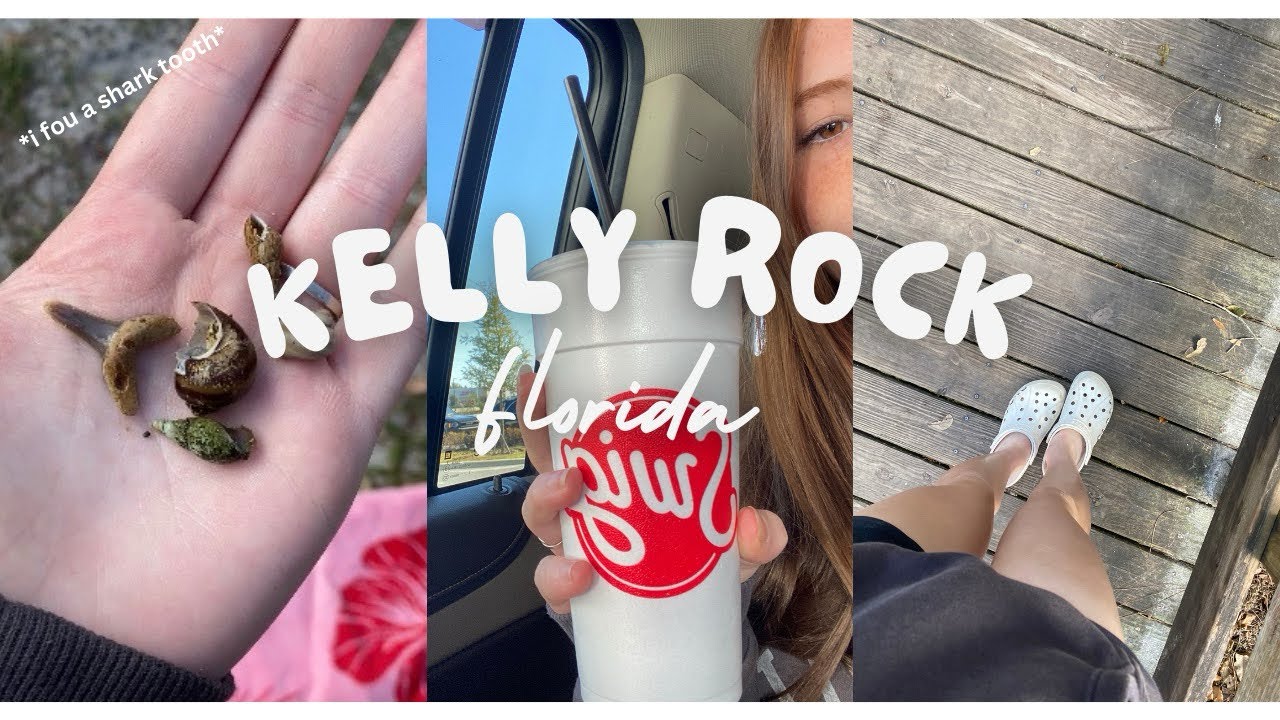 We went to Kelly rock springs in Florida *I found a shark tooth*