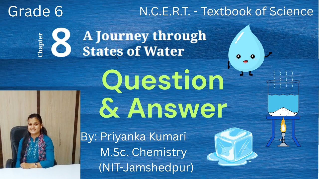 Class 6 | Curiosity | Q&A |Chapter 8: A Journey Through States of Water |Questions Answers Explained