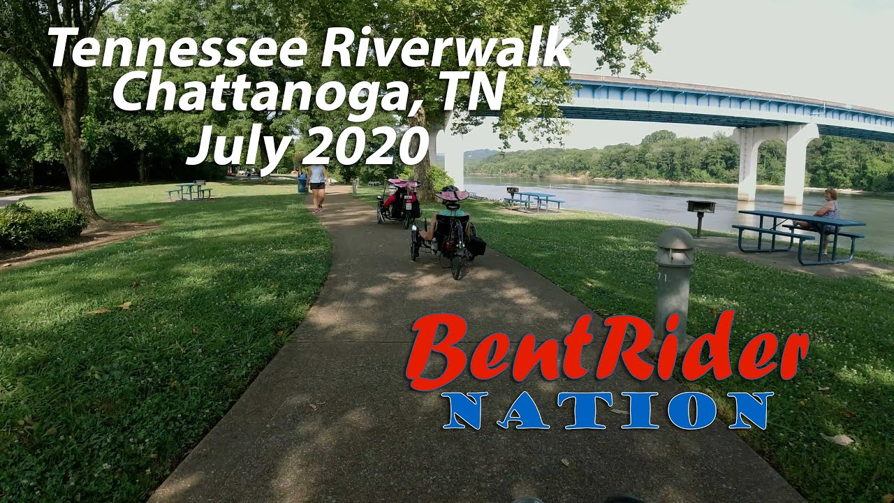 Tennessee Riverwalk Chattanooga, TN Recumbent Trike Ride | July 2020 | BentRider Nation Video