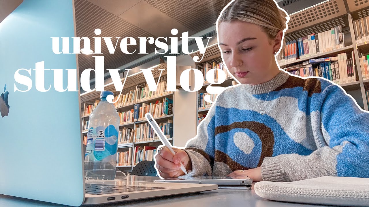 study vlog | getting back on top of uni work!