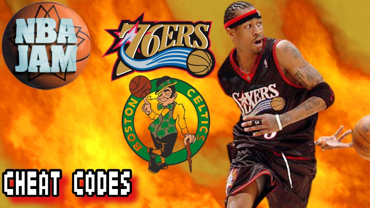 NBA Jam PS2 Gameplay - Boston Celtics @ Philadelphia 76ers (Cheat Codes)