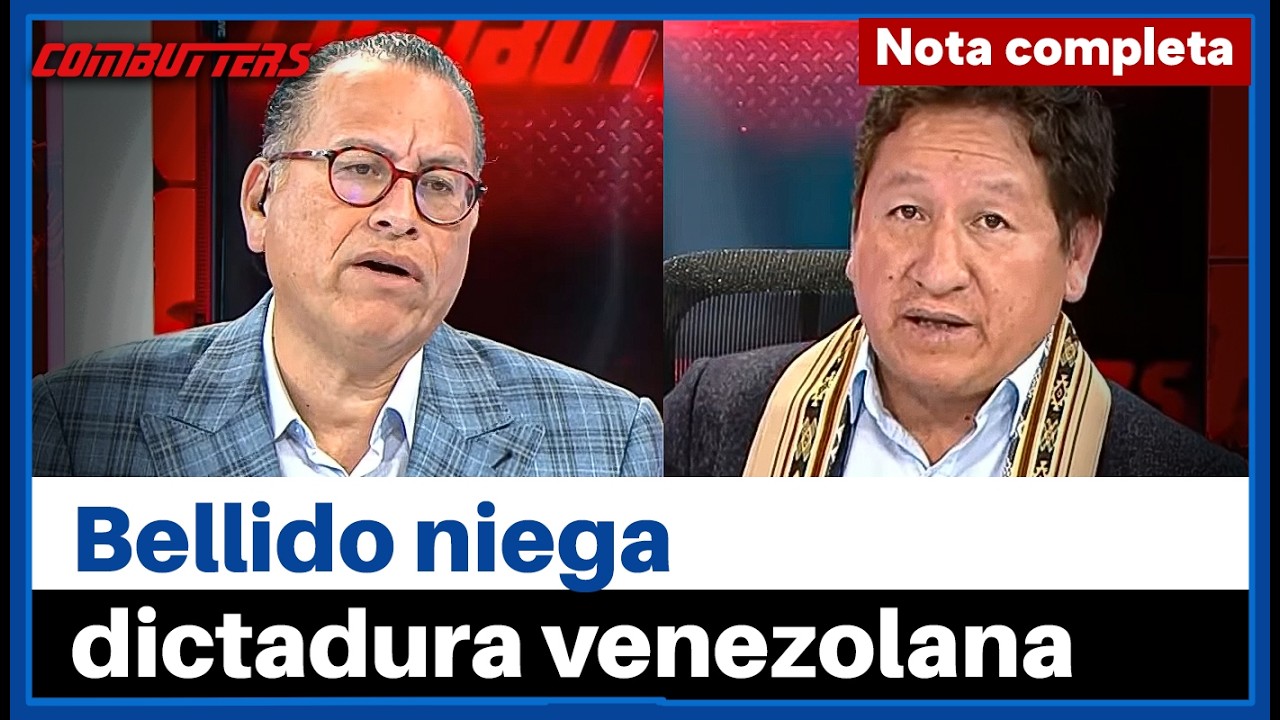 Bellido con Butters: “Maduro no es dictador” y Cuba “no es una dictadura”