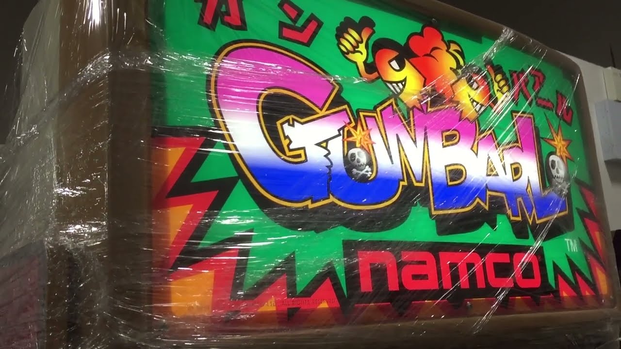 Gunbarl (Point Blank 2) arcade cabinet unwrap, damage inspection, overview and playtest!