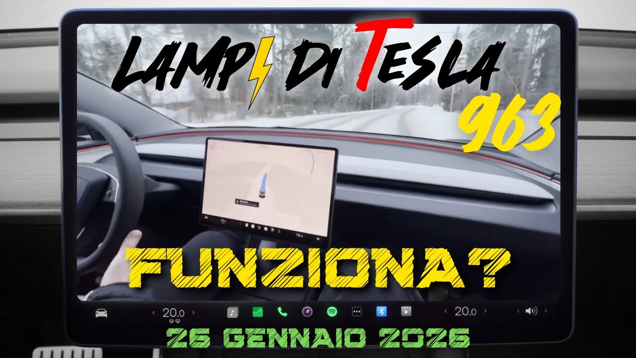 FSD funziona sulla neve? Passi verso l'Europa, assicurazione al miglio di FSD⚡️Lampi di Tesla 963