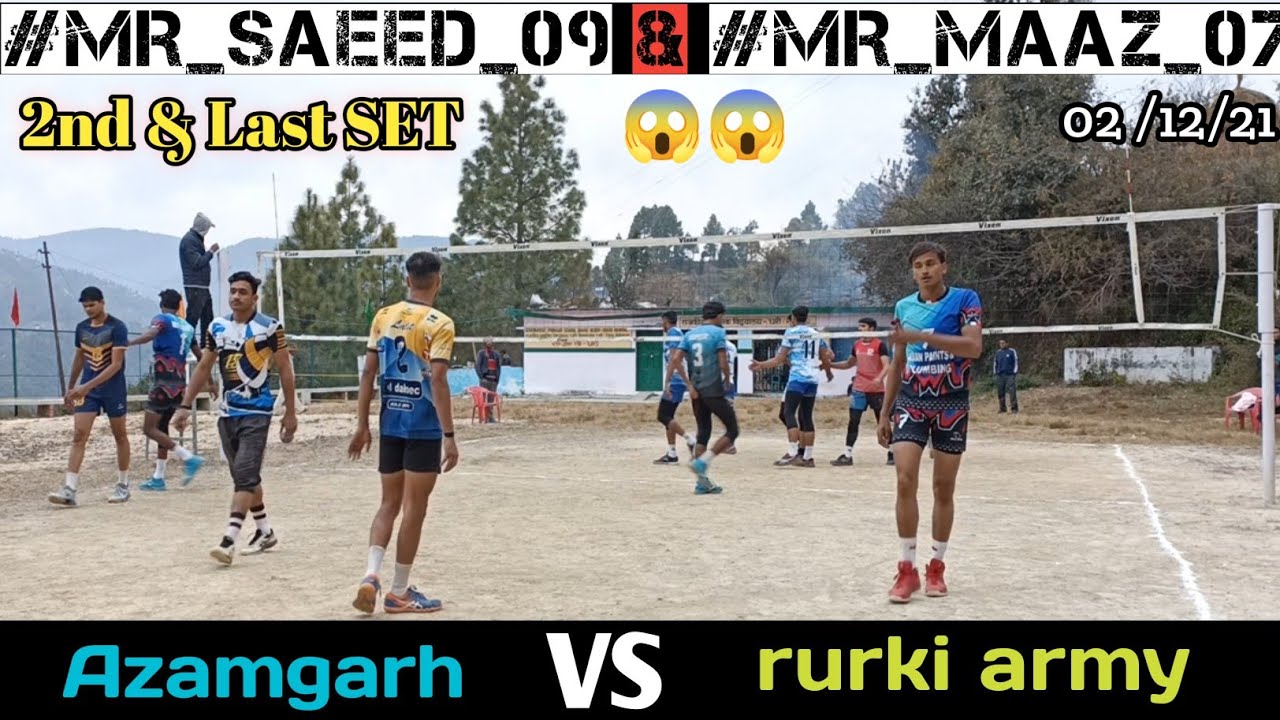| Rurki Army VS Azamgarh | { #mr_maaz_07 & #mr_saeed_09 } All India Volleyball Tournament Nainital |