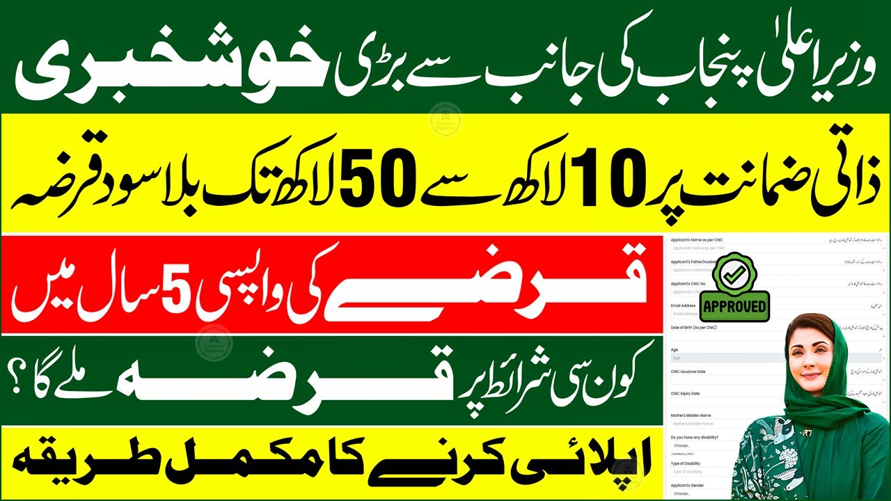 CM Punjab Loan Scheme 2025 | Asan Karobar Finance Scheme How To Apply | Complete Application Process
