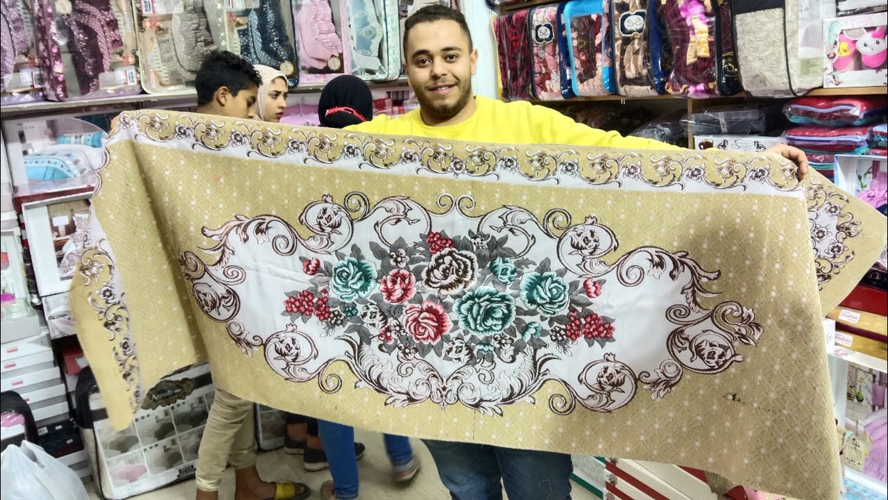 مفارش الانتريه الجوبلان وأطقم السرير بارخص اسعار 👍 سنتر اولاد حموده باكوس 💖مع وفاء محمد