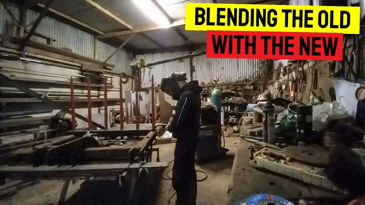 MAKING A TINE GRAB FROM AN OLD FRAME