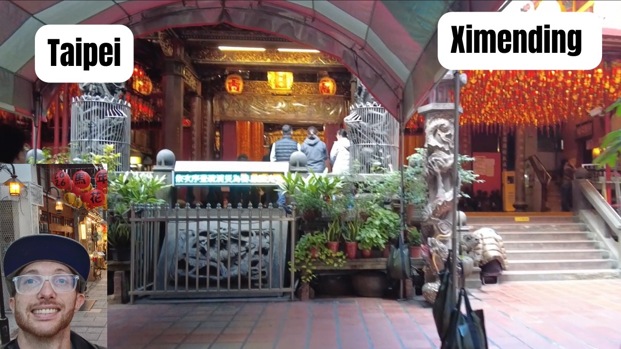 Ximending Taipei Day Walk | Tianhou Temple & Best Beef Noodle Soup