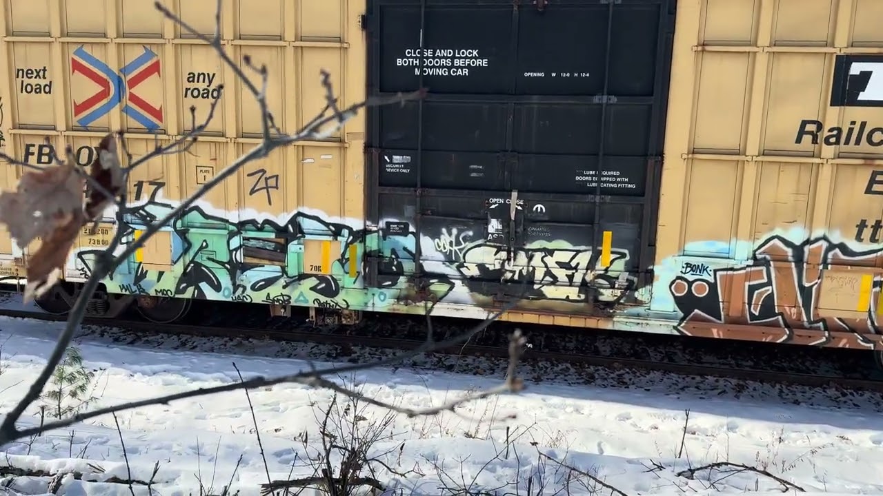 VGD graveyard bench 1/24/25 #benchingtrains #freighttrains #graffiti #traingraffiti 