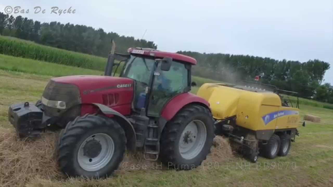 Case IH Puma 180 + New Holland BB9070 Loonwerken Jordy De Smet