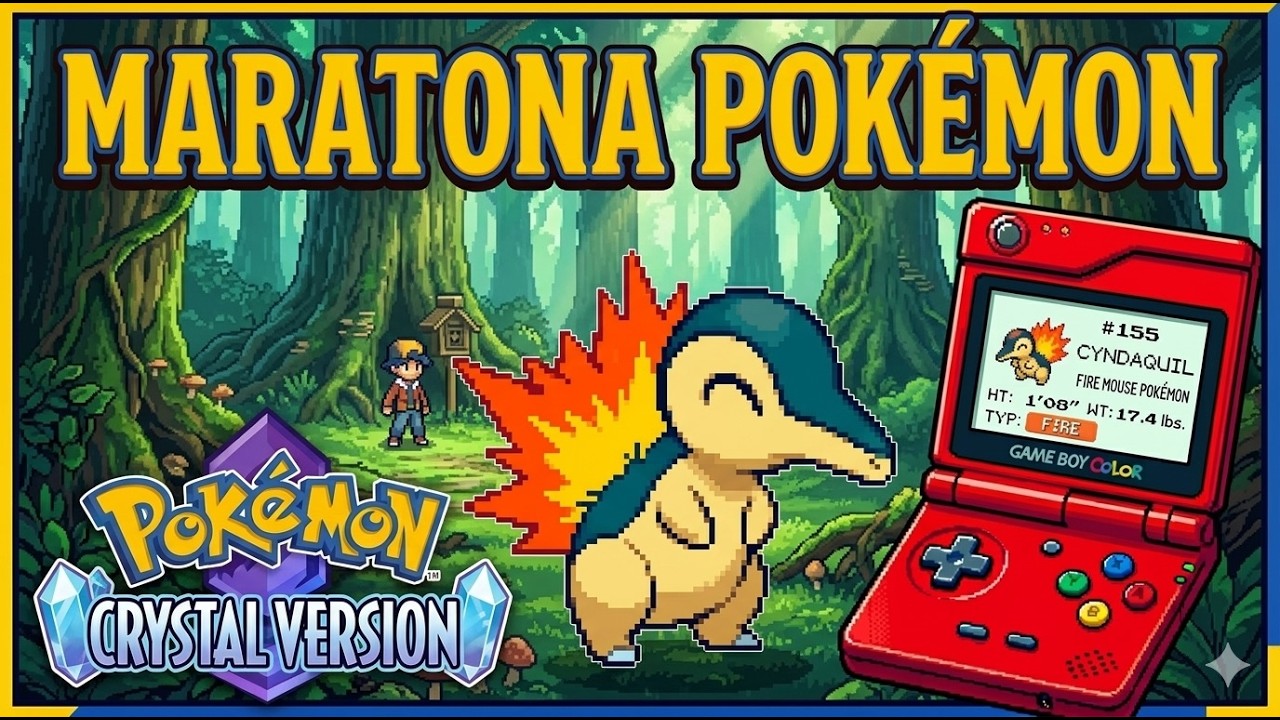 Maratona Pokémon - Pokémon Crystal #2: Completando a Dex!
