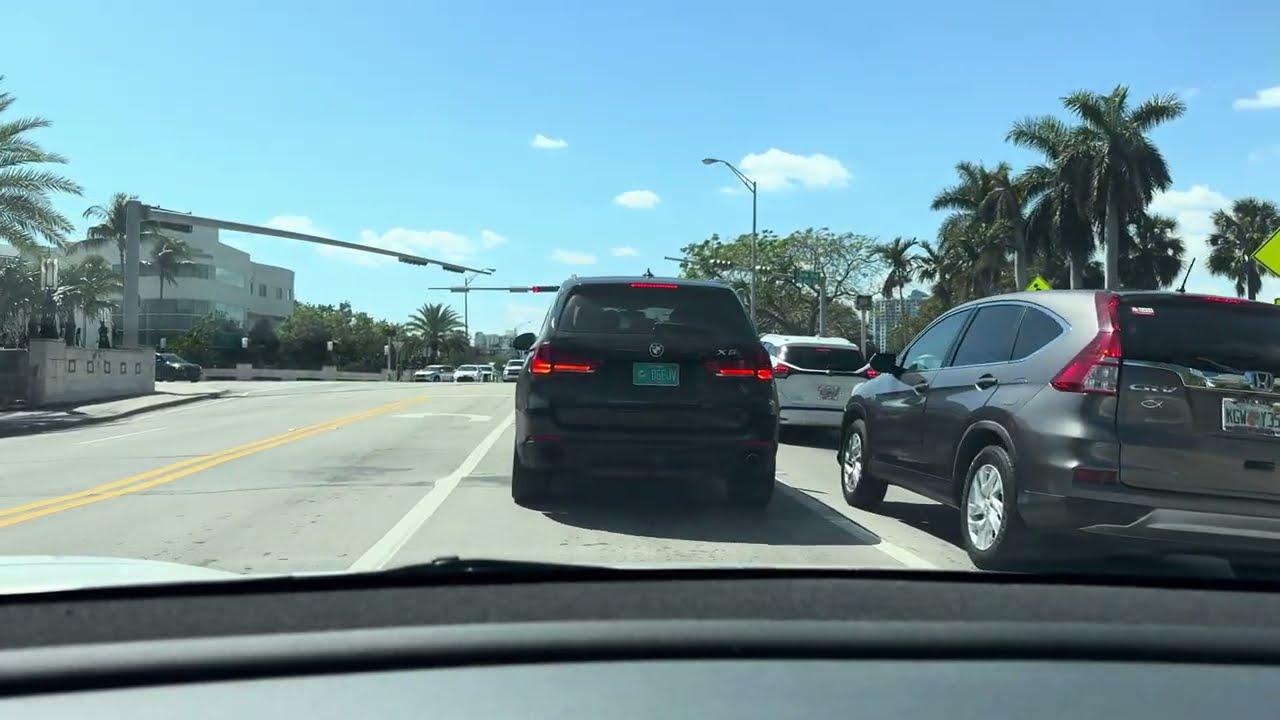 GTA VI IRL 🚸 Miami Beach 4k Drive form Dade Blvd to 16th Street | miami pov drive