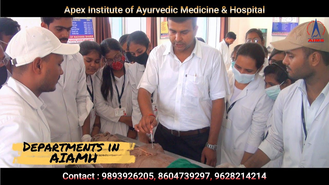 Departments of Apex Institute of Ayurvedic Medicine & Hospital | Chunar | Mirzapur | BAMS