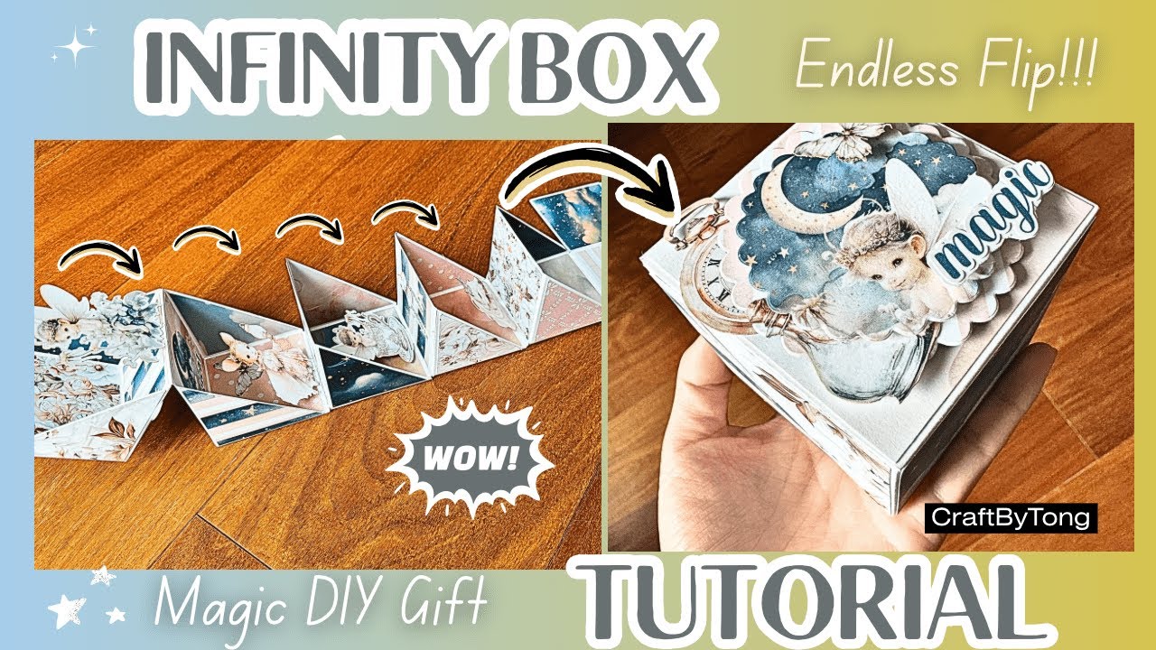 DIY Infinity Box Tutorial: 2 Versions + a Twist! ✨ | Best DIY Gift Idea (Endless Flip Box)