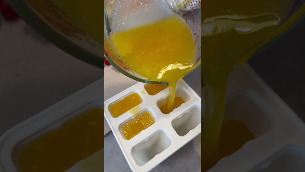 Homemade Orange Popsicles!